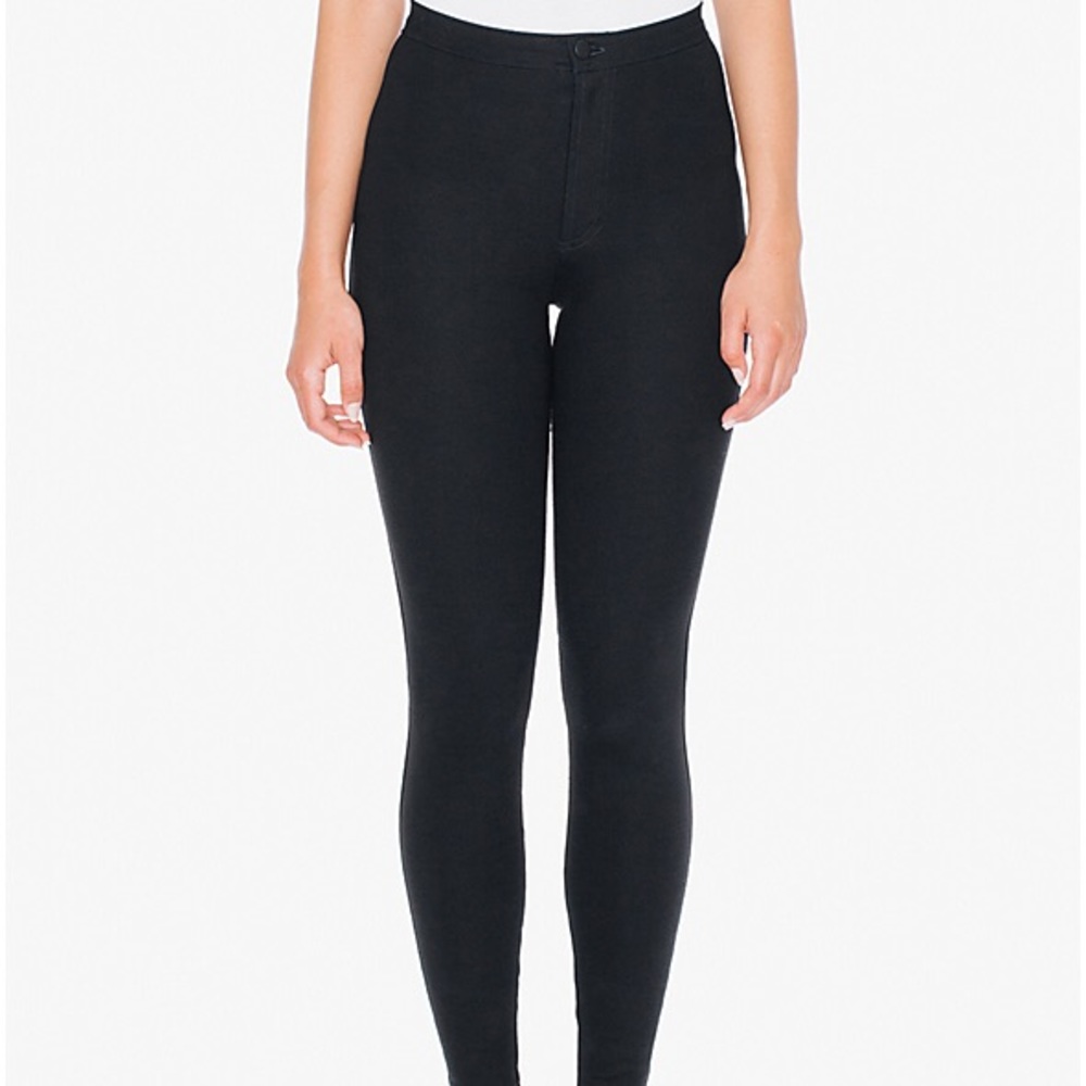 Ultra compact ponte disco pants black